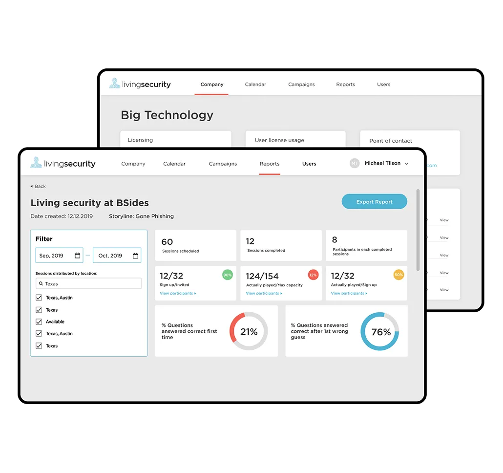 Living Security result